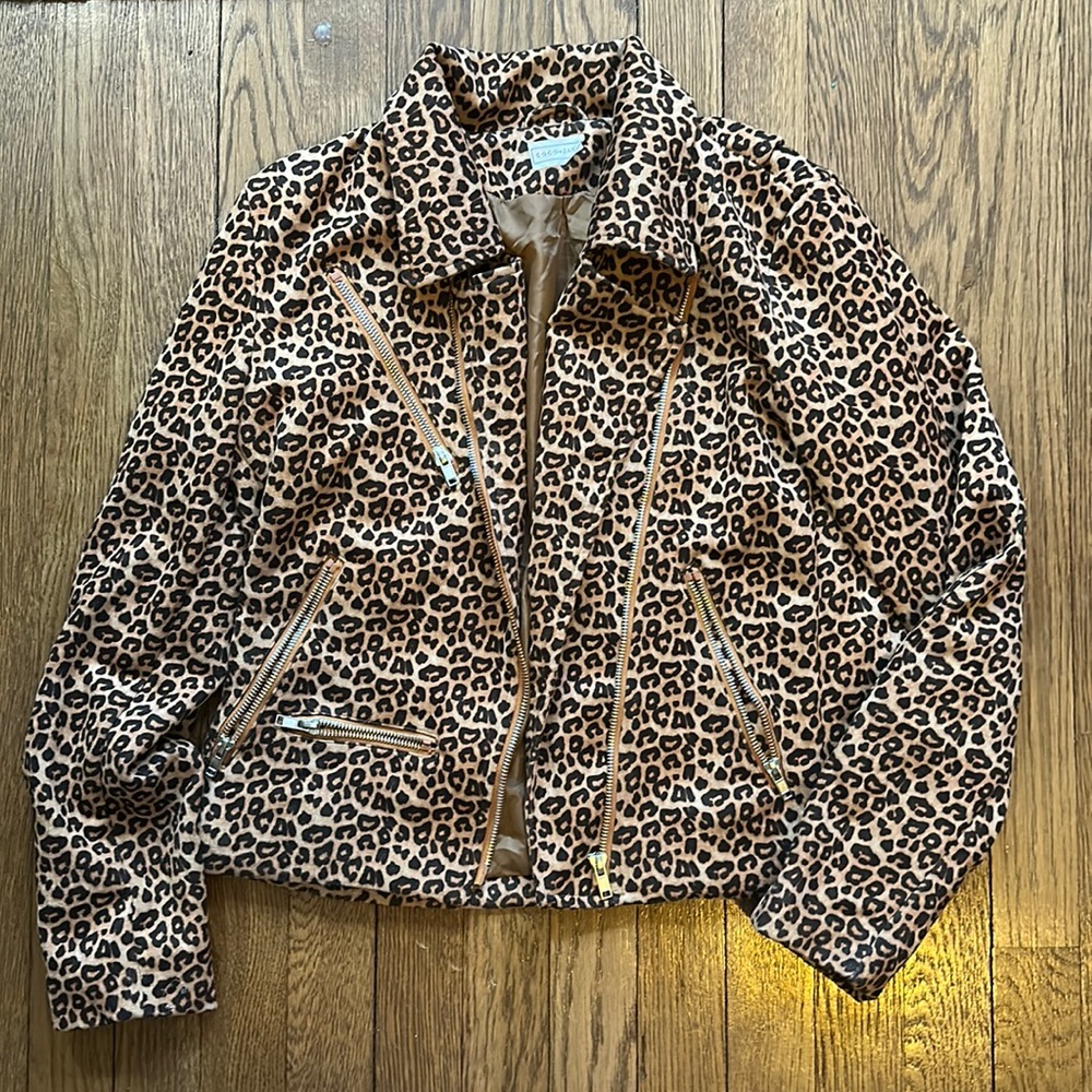 Leopard print jacket